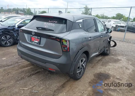 2025 Nissan Kicks Sv Fwd from USA, damaged, VIN 3N8AP6CA7SL333085